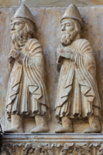 Fidenza, Duomo (Cattedrale di San Donnino), facciata, portale maggiore: dettaglio interno