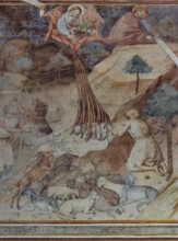Pisa, Camposanto monumentale:
 “Storie di Caino e Abele”;  affreschi di Piero di Puccio, 1389/1391