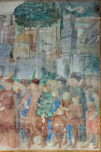 Pisa, Camposanto monumentale:
“Costruzione della Torre di Babele”, affreschi di Benozzo Gozzoli,