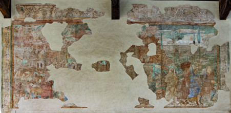 Pisa, Camposanto monumentale:
“Incendio di Sodoma”, affreschi di Benozzo Gozzoli, 1473/75