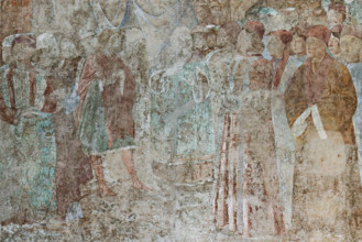 Pisa, Camposanto monumentale:
“Incontro di Esaù e Giacobbe - Ratto di Dina ”, affreschi di Benozzo