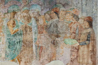 Pisa, Camposanto monumentale:
“Giuseppe alla corte del faraone”, affreschi di Benozzo Gozzoli,