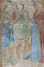 Pisa, Camposanto monumentale:
“La Verga di Aronne e il serpente di bronzo”,  affreschi di Benozzo