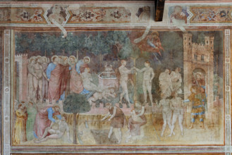 Pisa, Camposanto monumentale:
 “Storie di Adamo ed Eva”;  affreschi di Piero di Puccio, 1389/1391