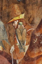 Pisa, Monumental Cemetery: "Triumph of Death," detail of the frescoes by Buonamico Buffalmacco,