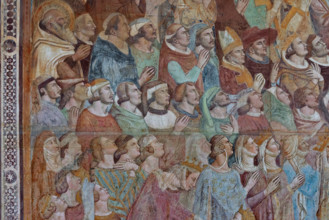 Pisa, Camposanto monumentale:
“Giudizio Universale”.  Affreschi di Buonamico Buffalmacco,