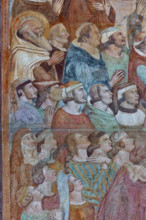 Pisa, Camposanto monumentale:
“Giudizio Universale”, particolare con un gruppo di giuste ed elette