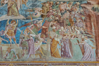 Pisa, Monumental Cemetery: "The Last Judgement”. Frescoes by Buonamico Buffalmacco, 1336/1341