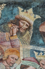 Pisa, Camposanto monumentale:
“Giudizio Universale”.  Affreschi di Buonamico Buffalmacco,