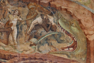 Pisa, Monumental Cemetery: “Hell”. Frescoes by Buonamico Buffalmacco, 1336/1341.
Detail with the