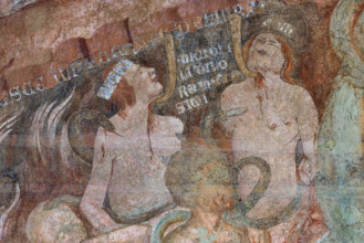 Pisa, Monumental Cemetery: “Hell”. Frescoes by Buonamico Buffalmacco, 1336/1341.
Detail with the