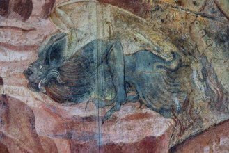 Pisa, Monumental Cemetery: “Hell”. Frescoes by Buonamico Buffalmacco, 1336/1341.
Detail with a