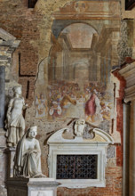 Pisa, Monumental Cemetery: 
“Belshazzar’s Feast”, frescoes by Zaccaria Rondinosi, 1664