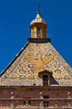 Palermo, Palazzo Reale o Palazzo dei Normanni:  Torre di Porta Nuova. In evidenza, la copertura