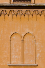 Palermo, Palazzo Reale o Palazzo dei Normanni, lato sud ovest: dettaglio architettonico