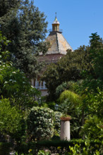 Palermo, Palazzo Reale o Palazzo dei Normanni, lato sud ovest, i giardini del Bastione di San