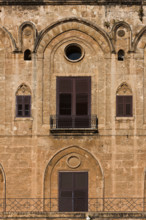 Palermo, Palazzo Reale o Palazzo dei Normanni: prospetto Nord-orientale della Torre Pisana.
