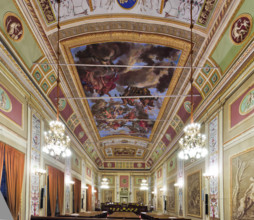 Appartamento Reale, sala d'Ercole (Parlamento
dell'Assemblea Regionale Siciliana):
Palazzo Reale