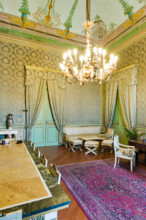 Palermo, Palazzo Reale o Palazzo dei Normanni, Appartamento Reale, Sala Verde: veduta