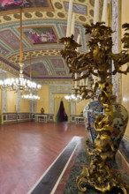 Palermo, Palazzo Reale o Palazzo dei Normanni, Appartamento Reale, Sala Gialla: veduta