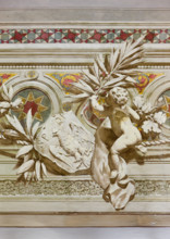 Palermo, Palazzo Reale o Palazzo dei Normanni, Appartamento Reale, Sala dei Viceré: fregi