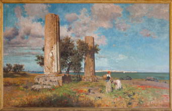 Palermo, Palazzo Reale o Palazzo dei Normanni, Appartamento Reale, Sala dei Paesaggi: "Tempio di