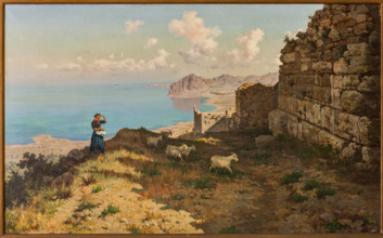 Palermo, Palazzo Reale o Palazzo dei Normanni, Appartamento Reale, Sala dei Paesaggi: "Le mura