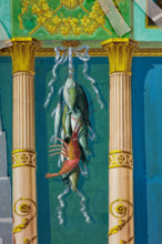 Palermo, Palazzo Reale o Palazzo dei Normanni, Appartamento Reale, Sala Pompeiana: particolare con