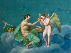 Palermo, Palazzo Reale o Palazzo dei Normanni, Appartamento Reale, Sala Pompeiana: "Bacco e