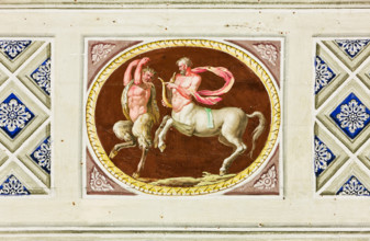 Palermo, Palazzo Reale o Palazzo dei Normanni, Appartamento Reale, Sala Rossa, la volta: