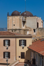 Palermo, Palazzo Reale o Palazzo dei Normanni: parte sommitale della Torre Pisana con le cupole