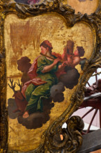 Palermo, Palazzo Reale o Palazzo dei Normanni, scalone monumentale: la "Carrozza d'Oro", opera