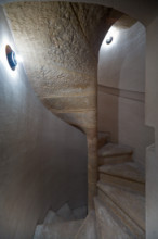 Palermo, Palazzo Reale o Palazzo dei Normanni,  Torre Pisana: particolare della scala originale a