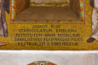 Palermo, Palazzo Reale o Palazzo dei Normanni,  Cappella Palatina (Basilica), parete nord: