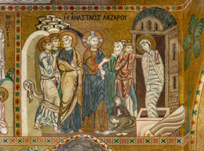 Palermo, Palazzo Reale o Palazzo dei Normanni,  Cappella Palatina (Basilica),navata centrale, ciclo