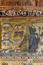 Palermo, Palazzo Reale o Palazzo dei Normanni,  Cappella Palatina (Basilica), ciclo di mosaici