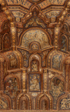 Palermo, Palazzo Reale o Palazzo dei Normanni,  Cappella Palatina (Basilica), navata centrale:
