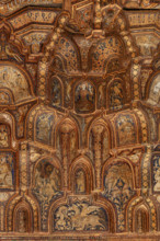 Palermo, Palazzo Reale o Palazzo dei Normanni,  Cappella Palatina (Basilica), navata centrale: