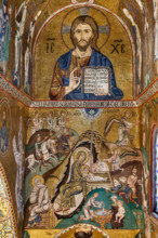 Palermo, Palazzo Reale o Palazzo dei Normanni,  Cappella Palatina (Basilica), abside meridionale o