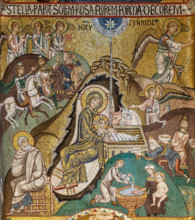 Palermo, Palazzo Reale o Palazzo dei Normanni,  Cappella Palatina (Basilica), abside meridionale o