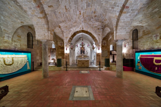 Palermo, Palazzo Reale o Palazzo dei Normanni,  Cappella Palatina (Basilica), Cripta (Chiesa