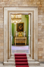 Palermo, Palazzo Reale o Palazzo dei Normanni, Torre Joharia, Sala dei Venti: veduta. Particolare