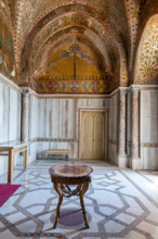 Palermo, Palazzo Reale o Palazzo dei Normanni, Torre Pisana, Sala di Re Ruggero: veduta della sala