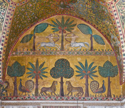 Palermo, Palazzo Reale o Palazzo dei Normanni, Torre Pisana, Sala di Re Ruggero: mosaici della sala