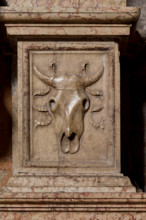 Modena, Duomo, interno, navata destra: monumento funerario dedicato a Francesco Molza; di