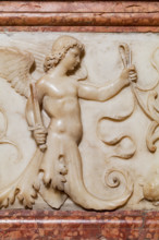 Modena, Duomo, interno, navata destra: monumento funerario dedicato a Francesco Molza; di