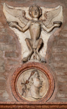 Modena, Duomo, interno, navata destra: monumento funerario dedicato a Francesco Molza; di
