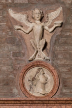 Modena, Duomo, interno, navata destra: monumento funerario dedicato a Francesco Molza; di
