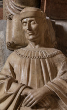 Modena, Duomo, interno, navata destra: monumento funerario dedicato a Francesco Molza; di