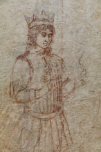 Pisa, Museo delle sinopie:
“Adorazione dei Magi”, sinopia di Benozzo Gozzoli, preparatoria agli